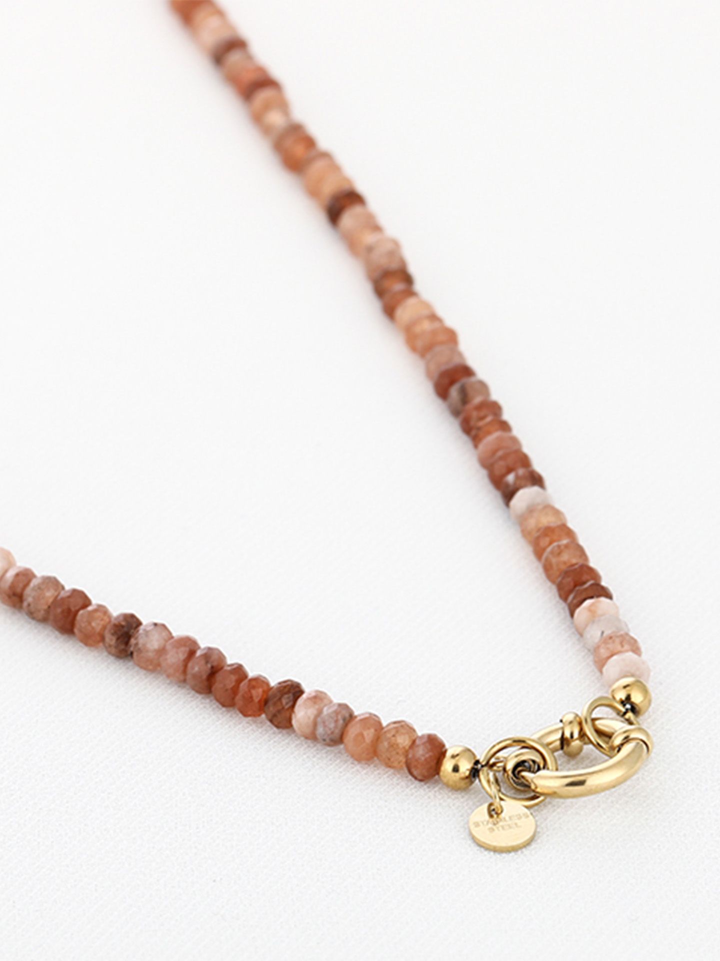 Schijvens mode Ketting Leyla Taupe 00083974-5500