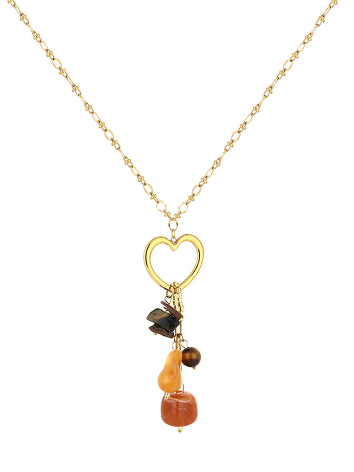 Schijvens mode Ketting Laura Bruin 00083977-5800