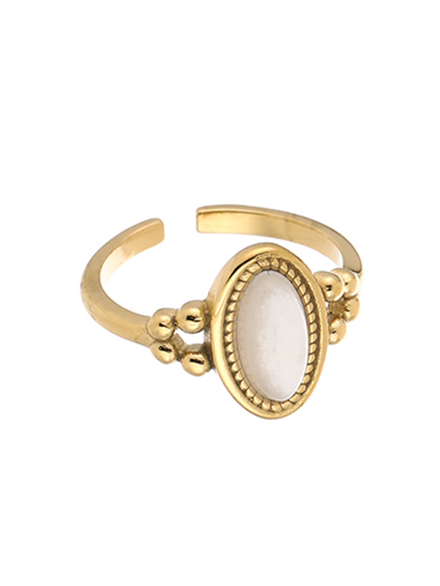 Schijvens mode Ring Jonah Wit 00083982-7000