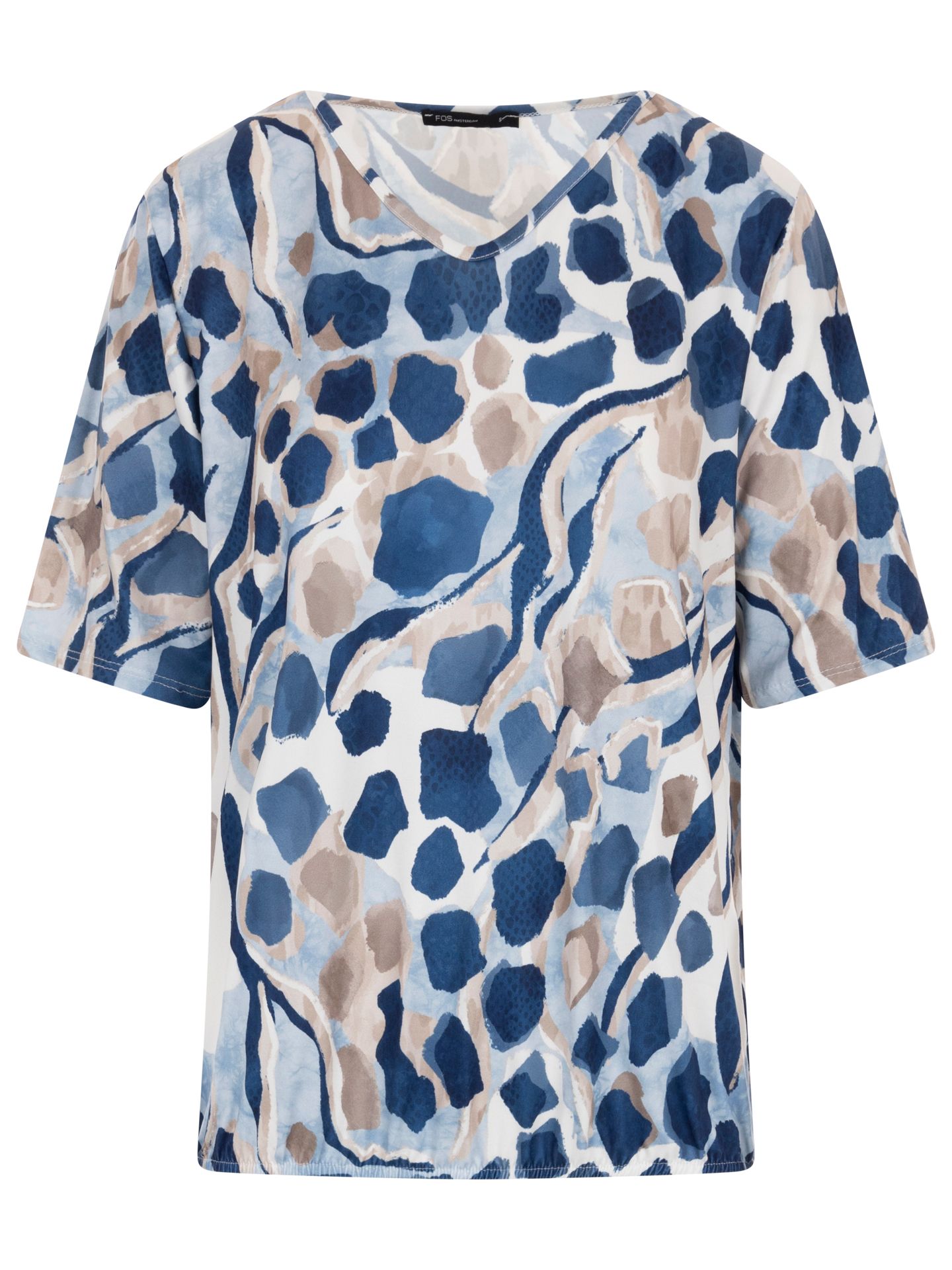 FOS Fashion T-shirt Vivi Blauw 00083991-1500