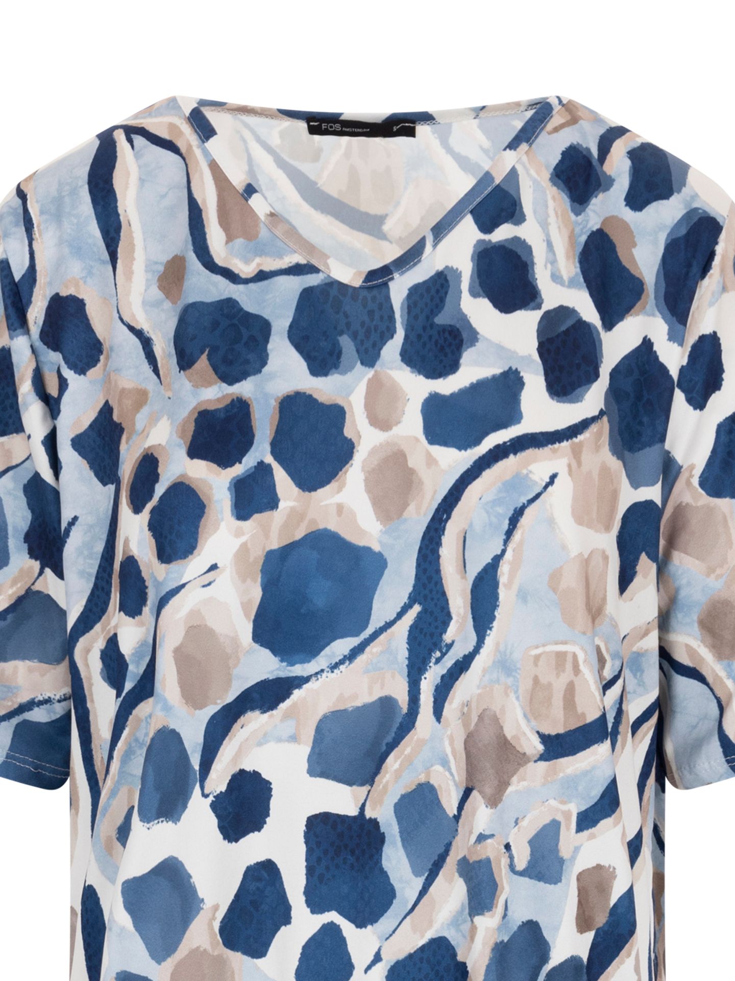 FOS Fashion T-shirt Vivi Blauw 00083991-1500