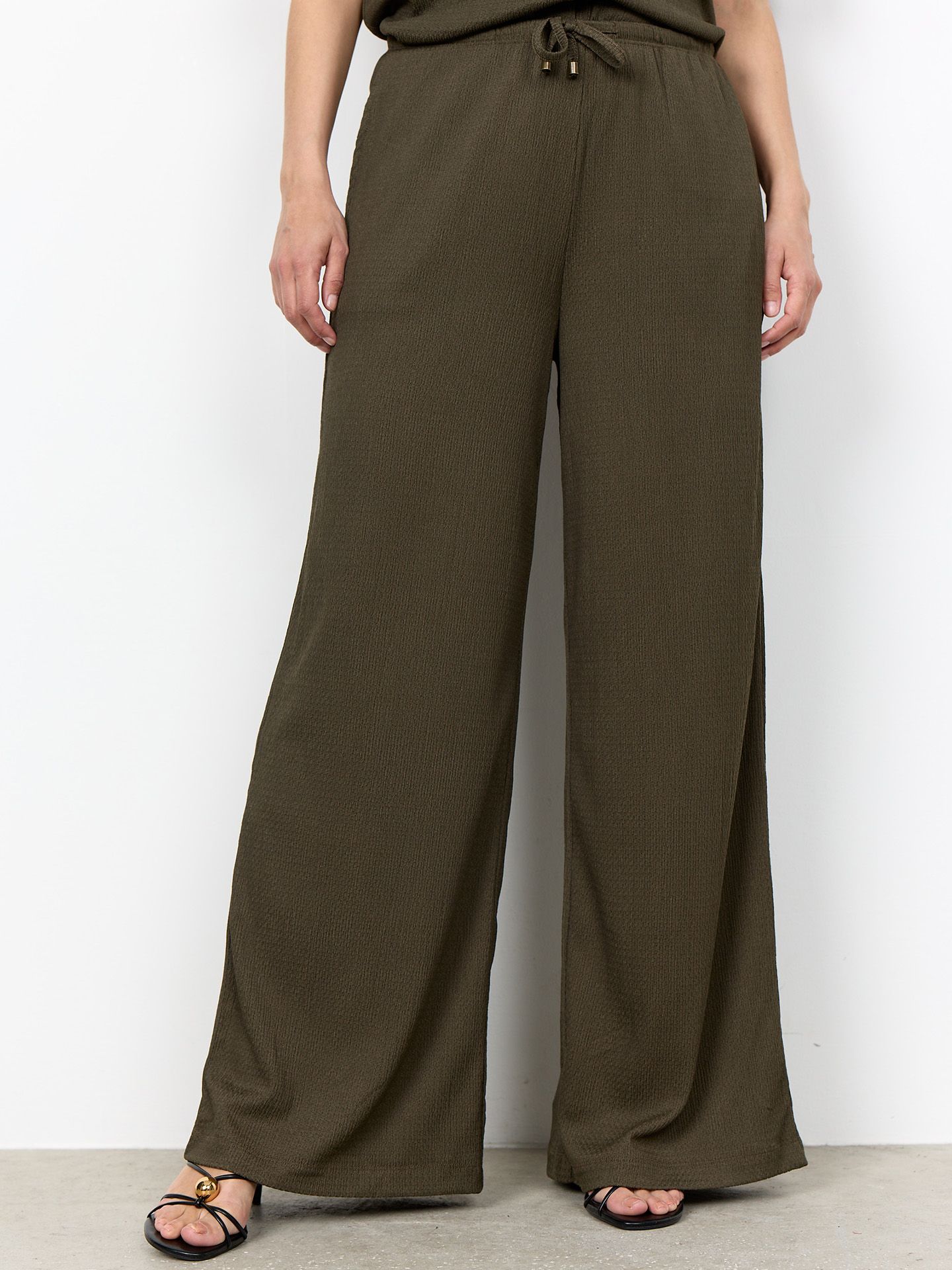 Soyaconcept Wide Leg Broek Delal Groen 00084004-6300