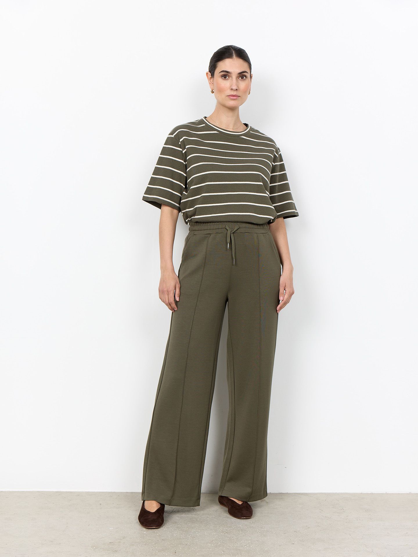 Soyaconcept Straight Broek Banu Groen 00084008-6300