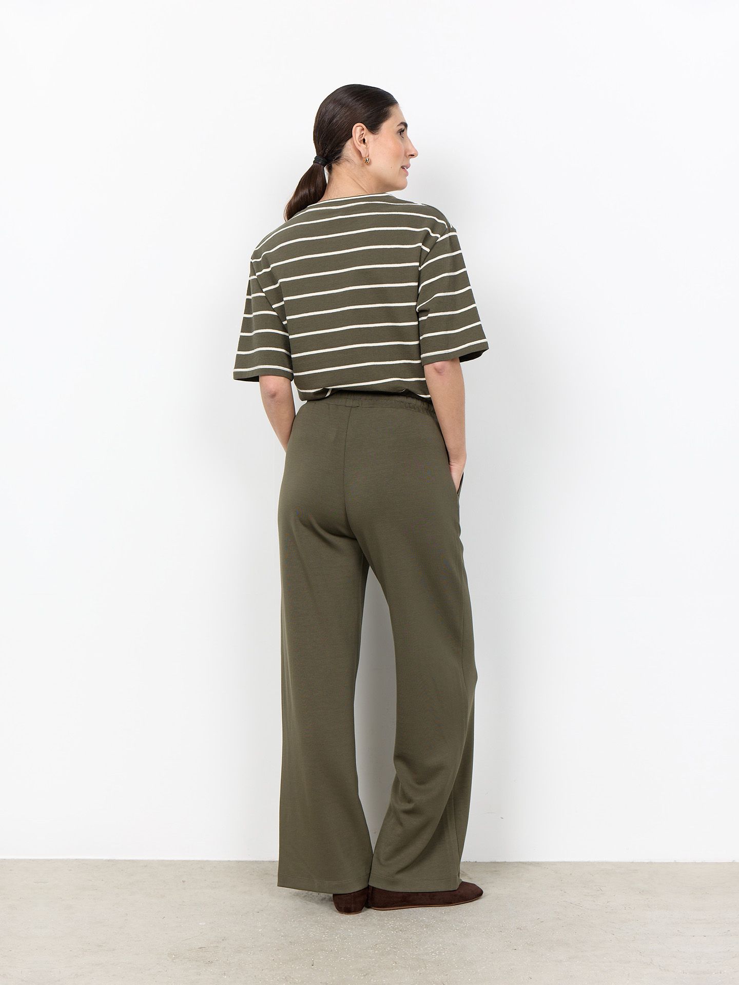 Soyaconcept Straight Broek Banu Groen 00084008-6300