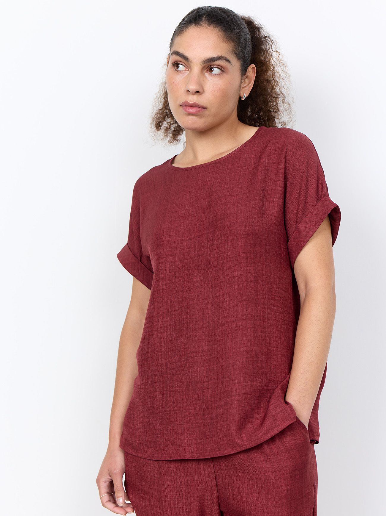 Soyaconcept Blouse Charissa Rood 00084012-3350
