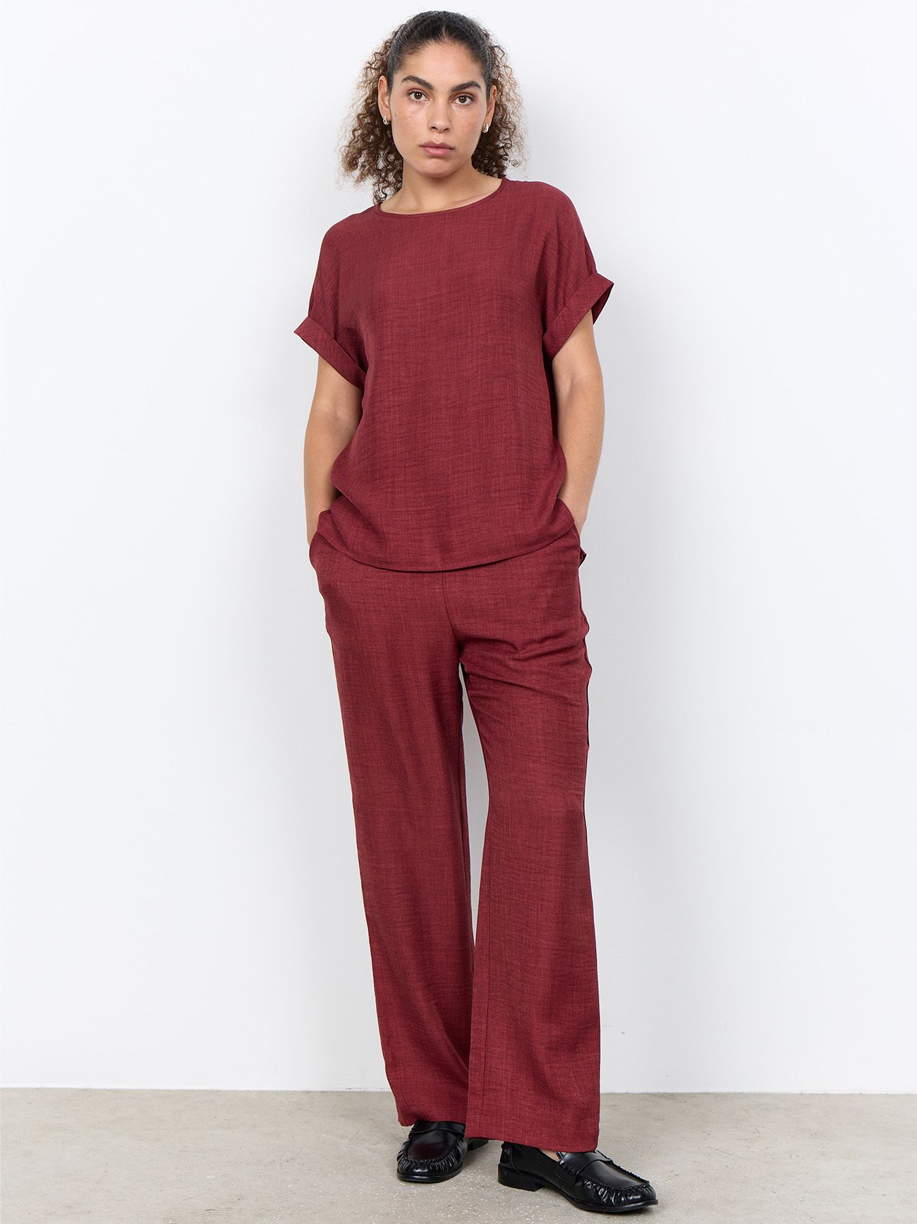 Soyaconcept Blouse Charissa Rood 00084012-3350