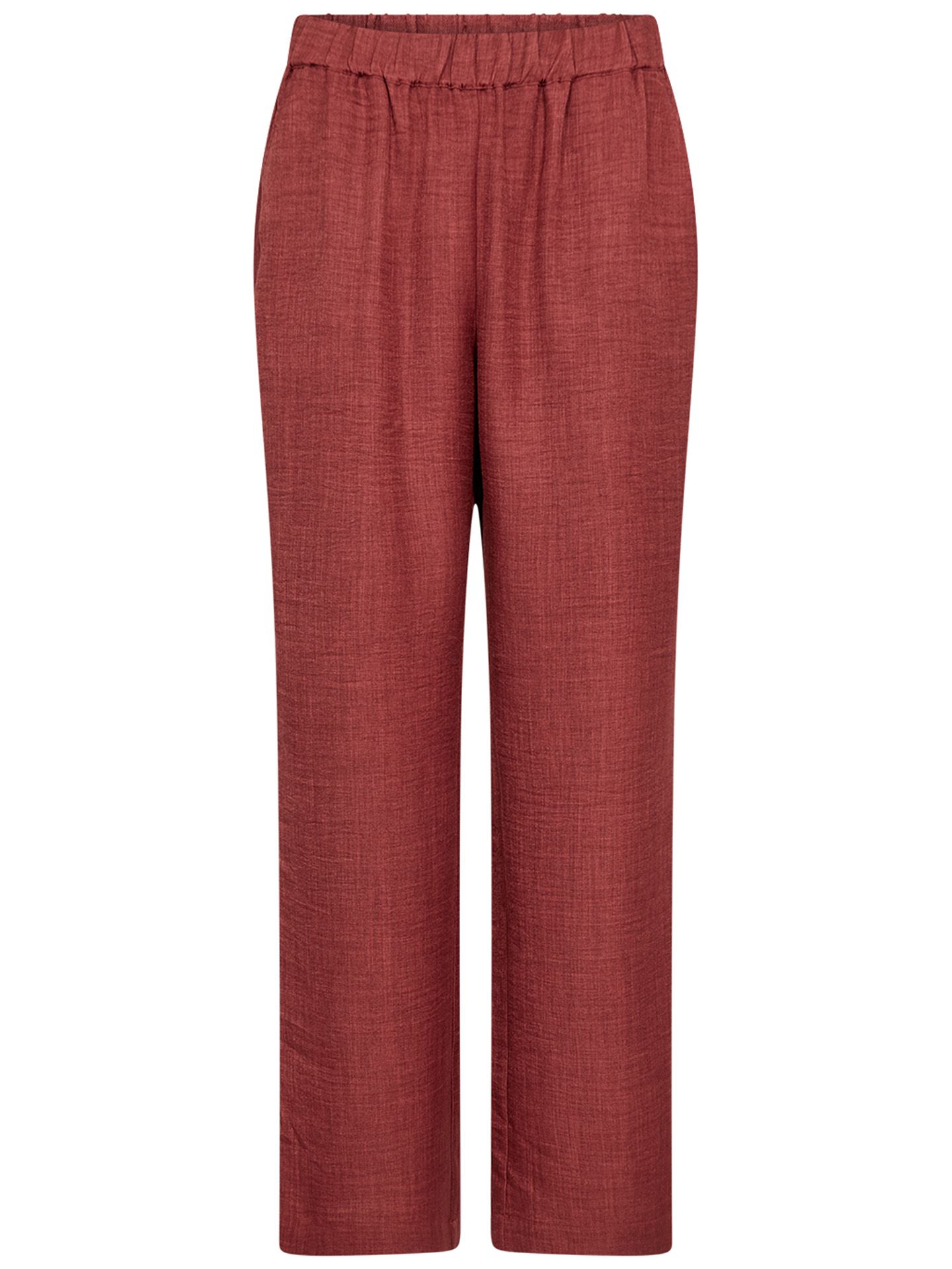 Soyaconcept Straight Broek Charissa Rood 00084013-3350