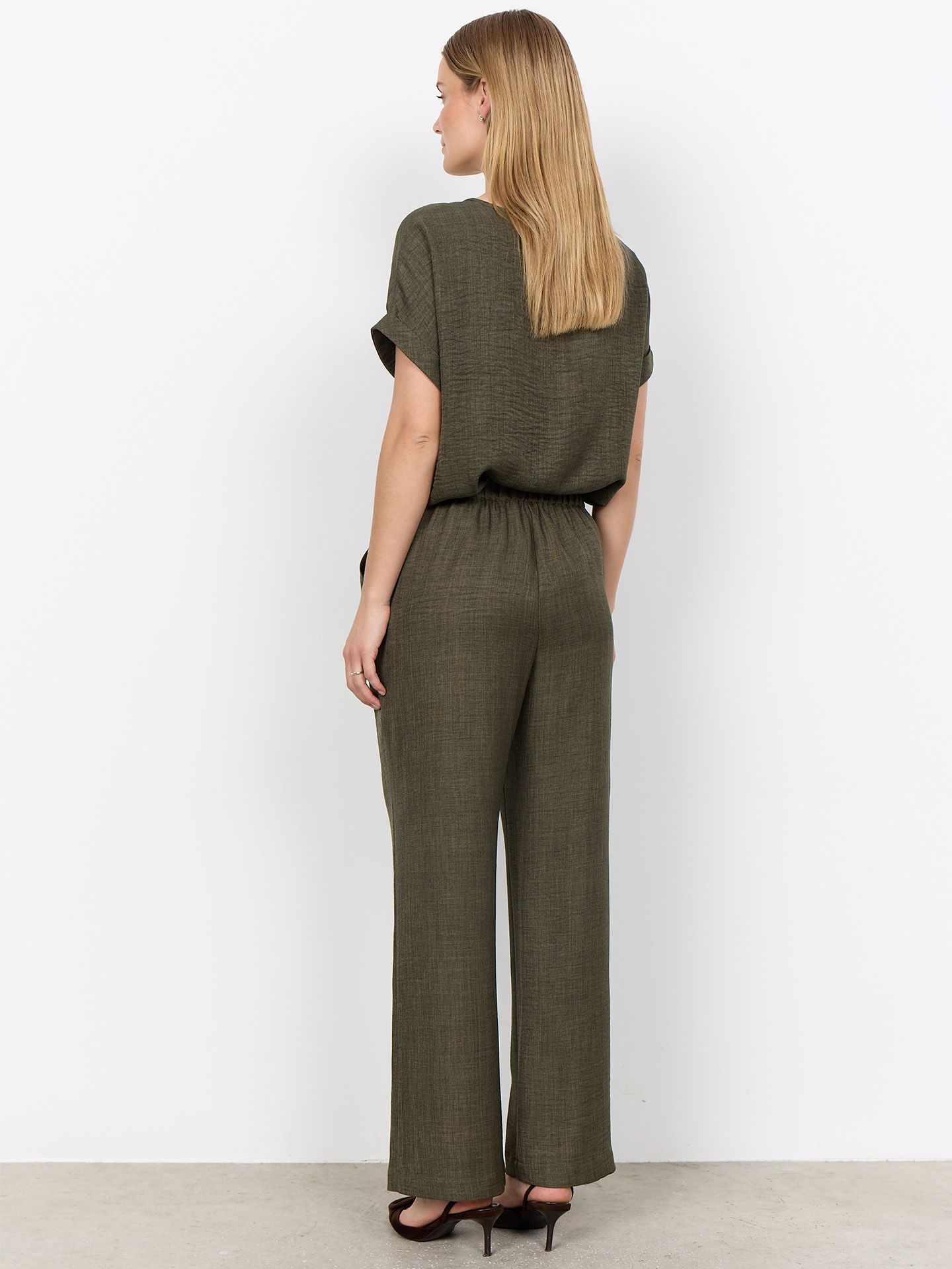 Soyaconcept Straight Broek Charissa Groen 00084013-6300