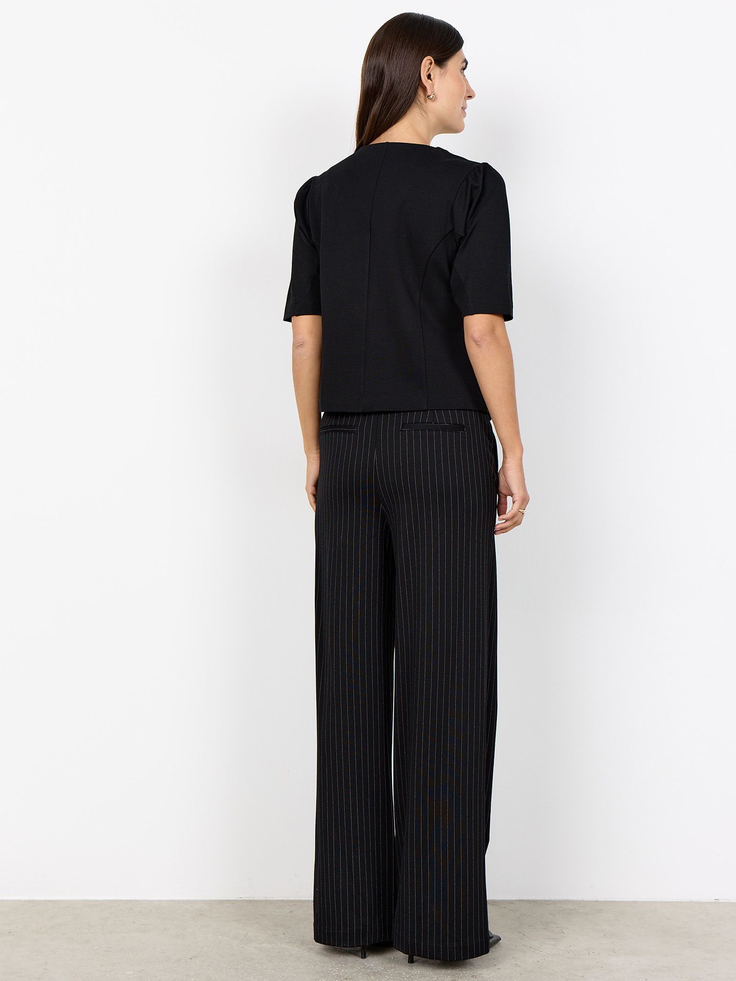 Soyaconcept Wide Leg Broek Gill Zwart 00084019-7500