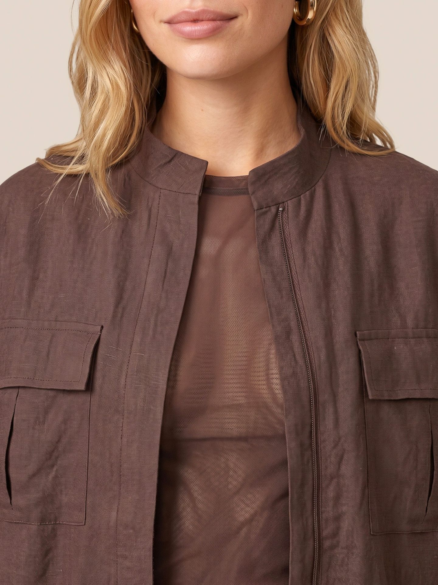 C&S The Label Blazer Jinora Bruin 00084038-5800