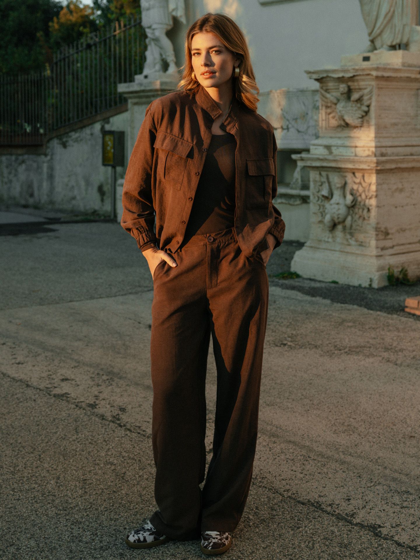 C&S The Label Blazer Jinora Bruin 00084038-5800
