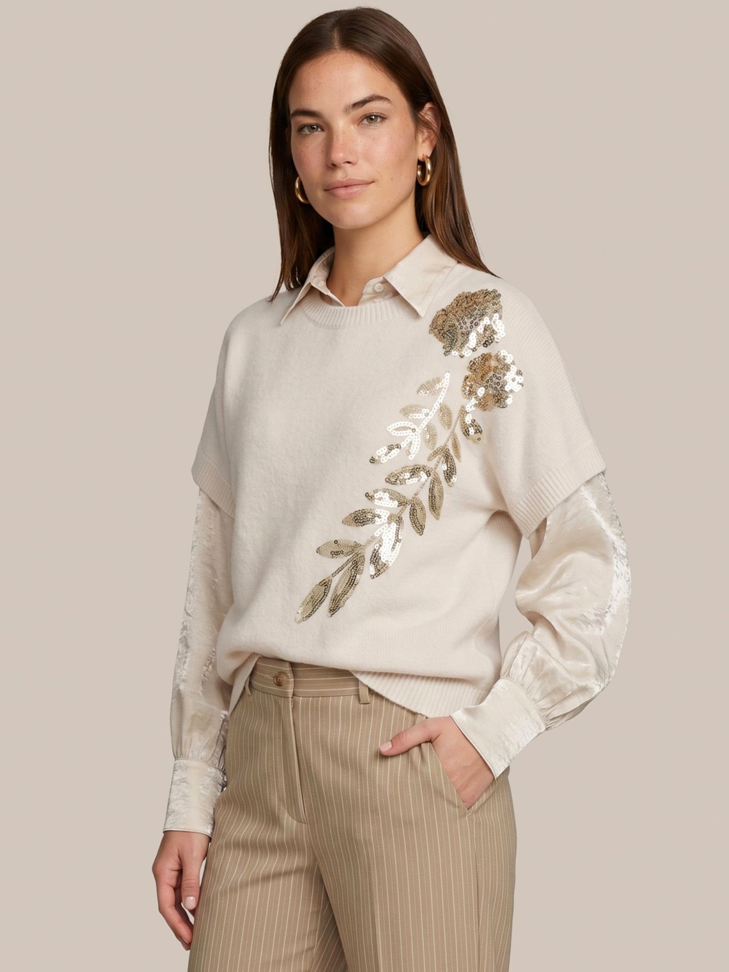 C&S The Label Pull-over Victoria Beige 00084041-5200
