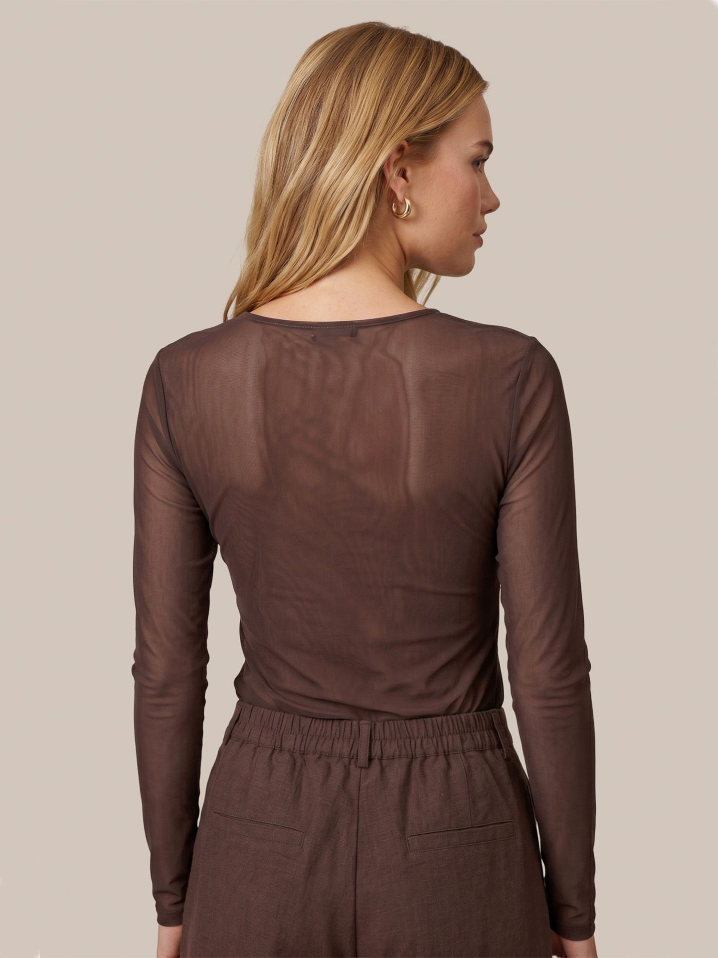 C&S The Label Shirt Tanea Bruin 00084043-5800