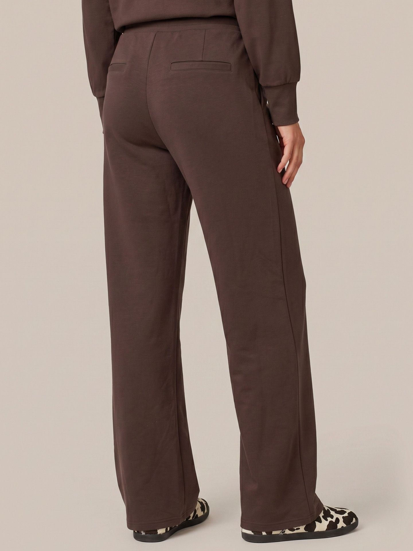 C&S The Label Wide Leg Broek Penelope Bruin 00084048-5800