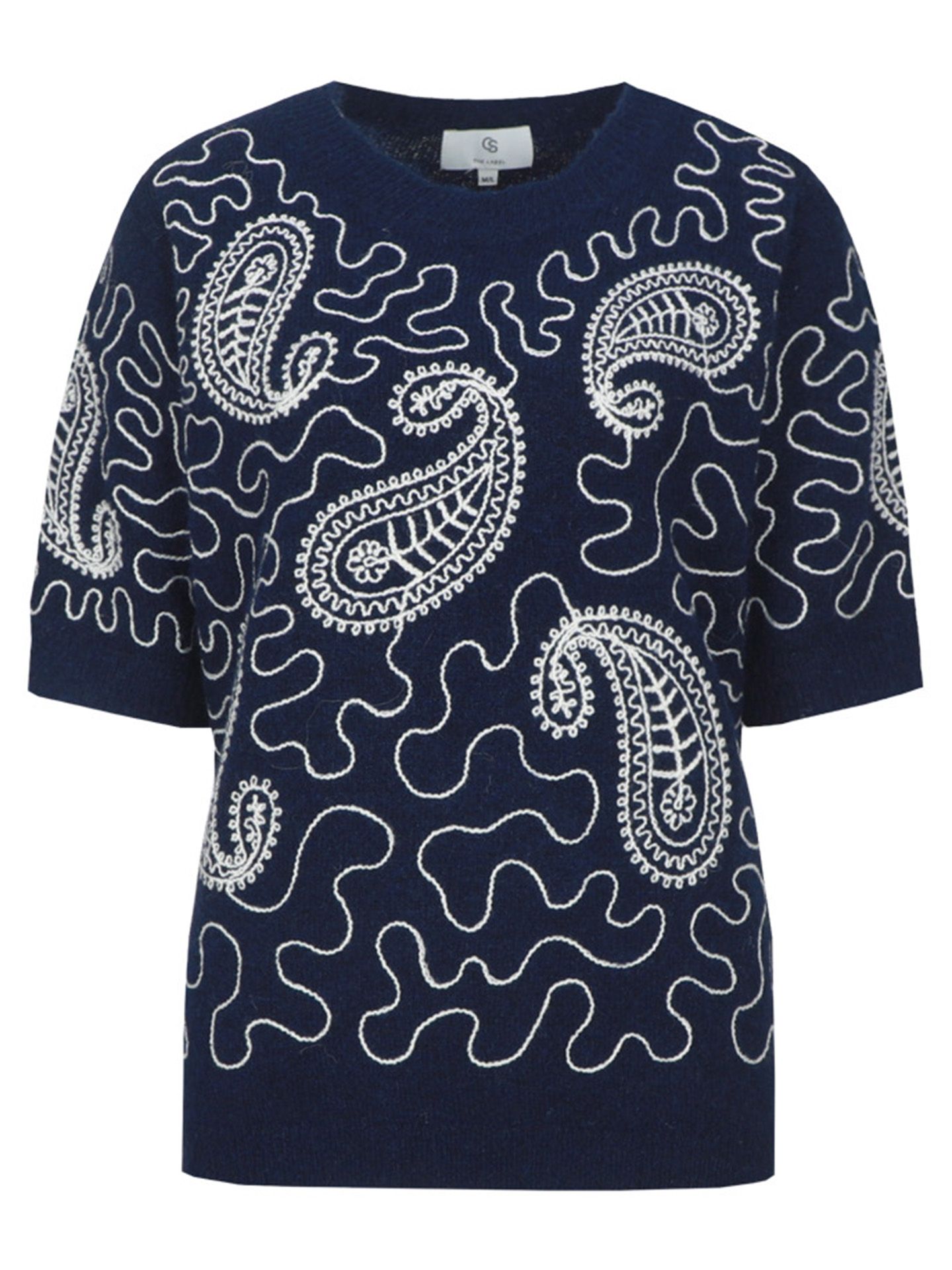 C&S The Label Pull-over Paisley Blauw 00084049-1300