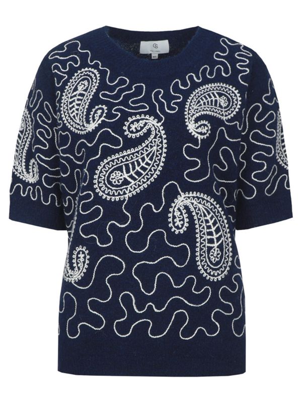 C&S The Label Pull-over Paisley Blauw 2900081012115