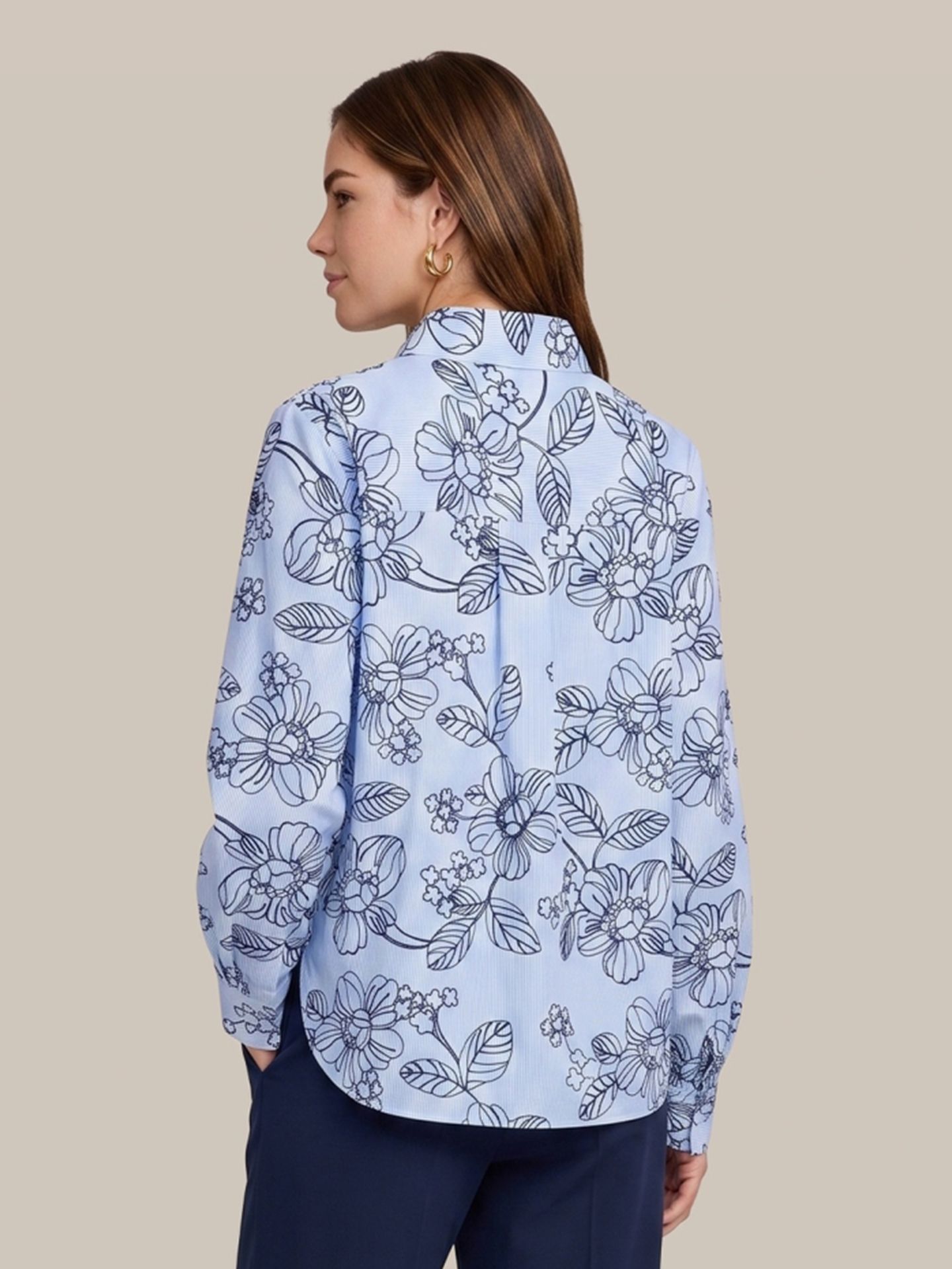 C&S The Label Blouse Lamilla Blauw 00084052-1600