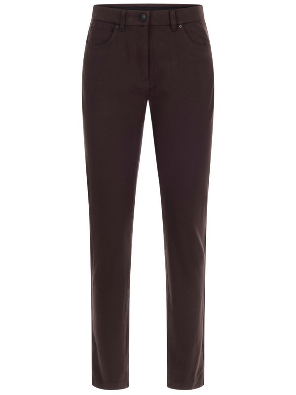 Gafair Slim Fit Broek Pia Bruin 2900081022541