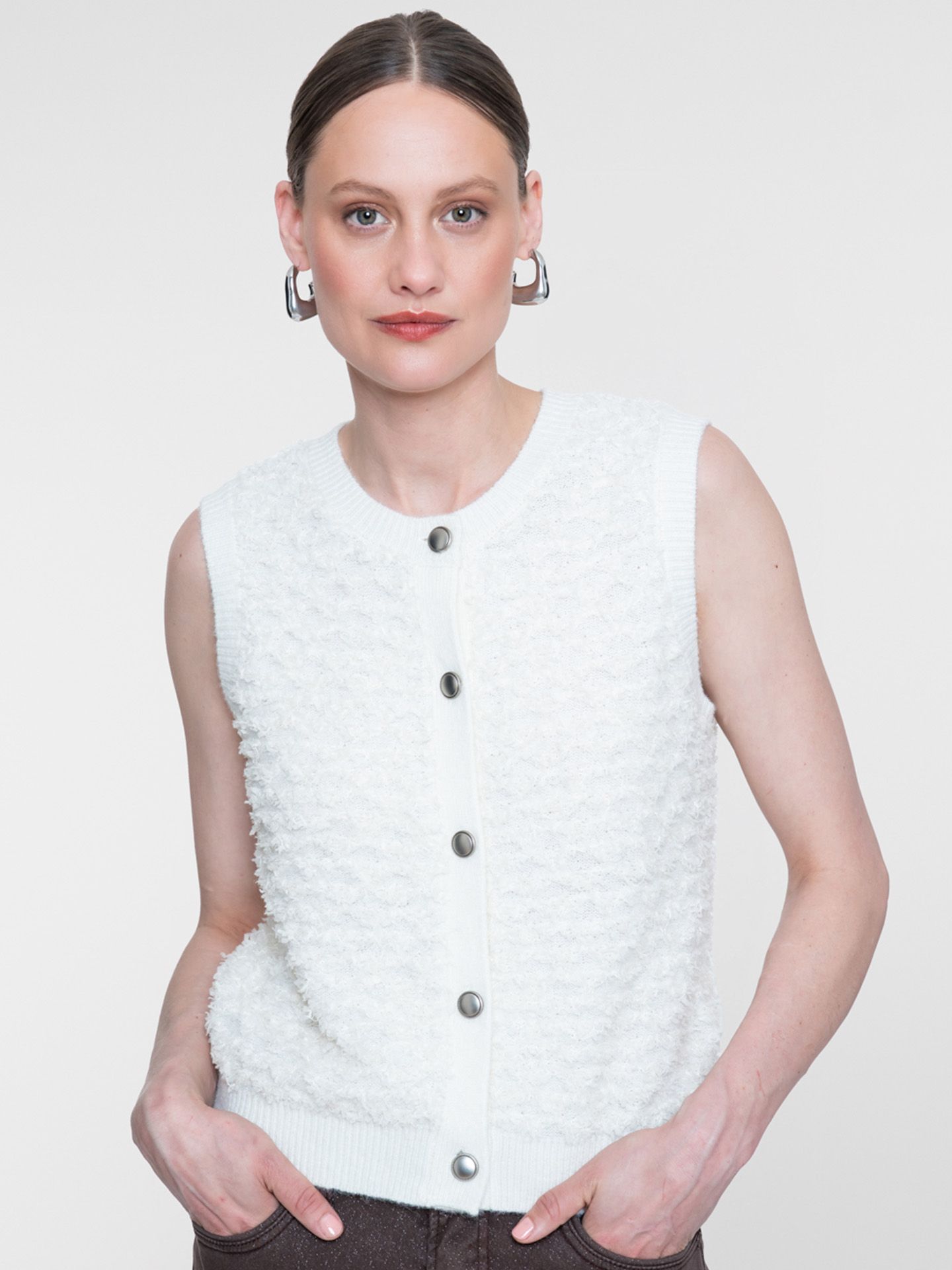 Geisha Vest Kimberly Off white 00084102-5050