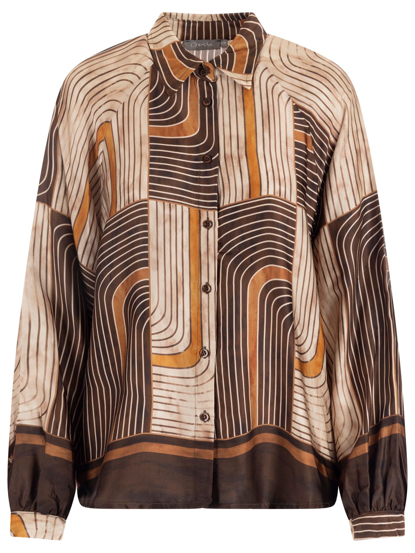 Geisha Blouse Jorina Bruin 2900081093060