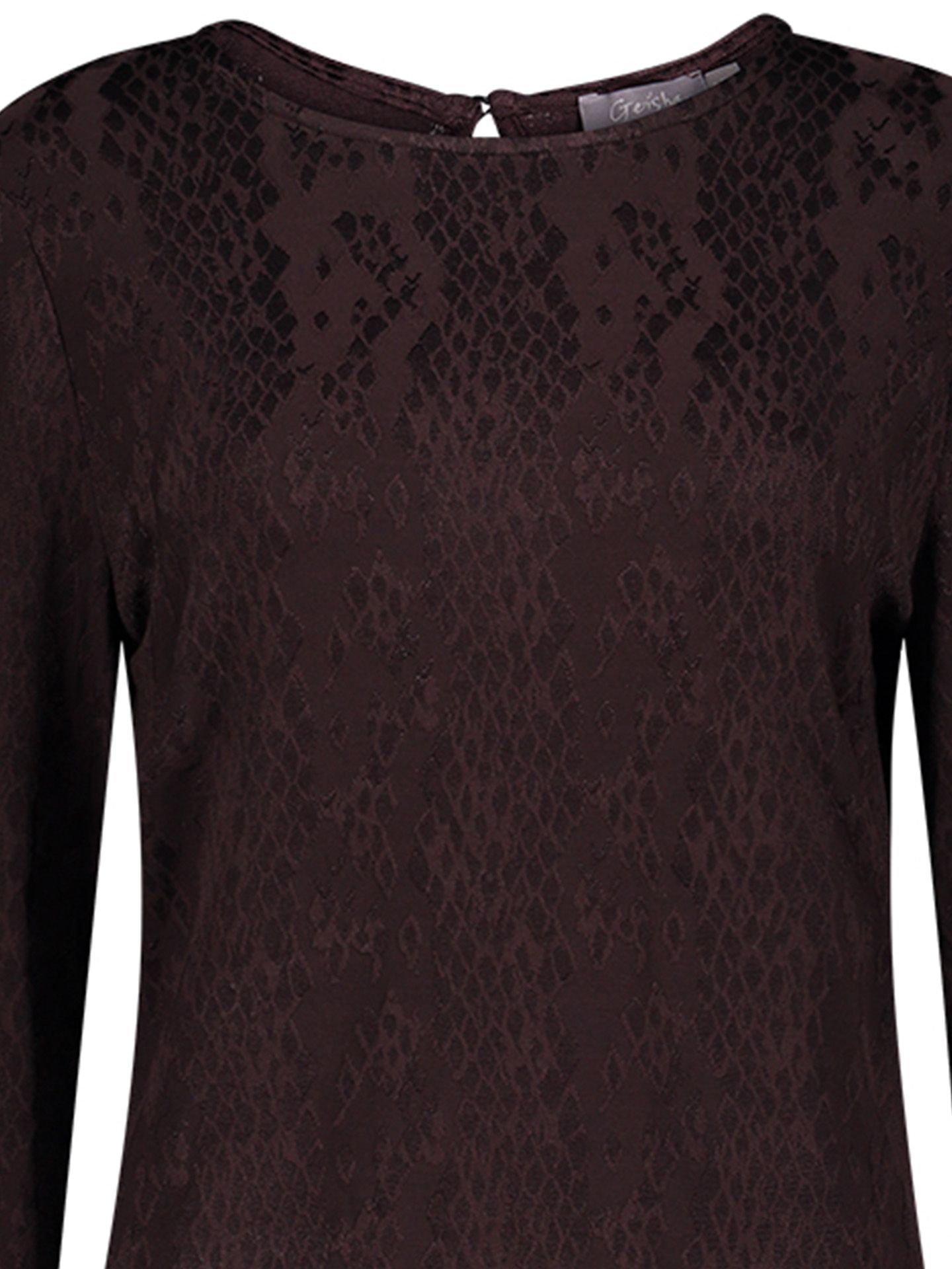 Geisha shirt Jasmijn Bruin 00084122-5800