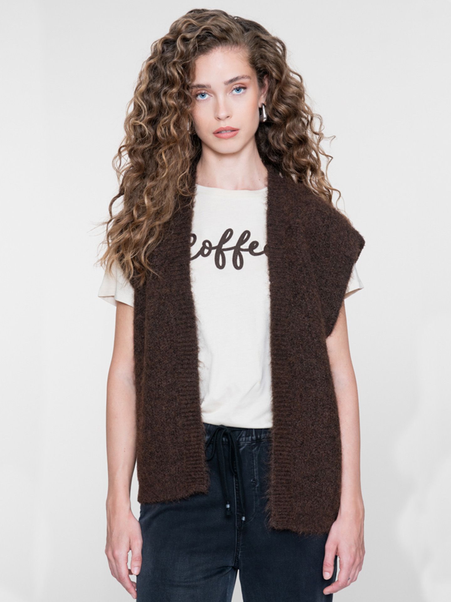 Geisha Vest Noa Bruin 00084132-5800