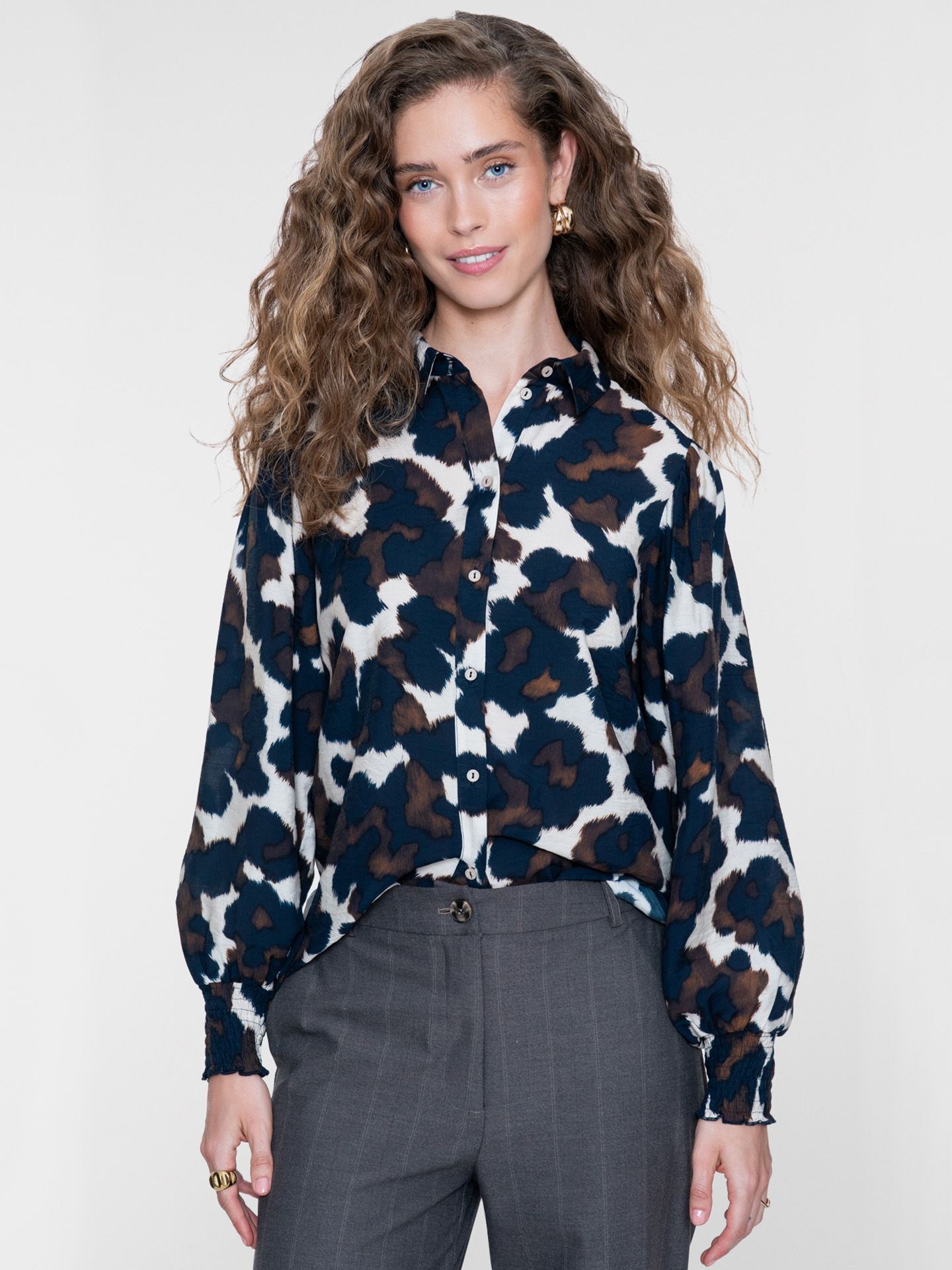 Geisha Blouse Ilse Blauw 00084135-1500