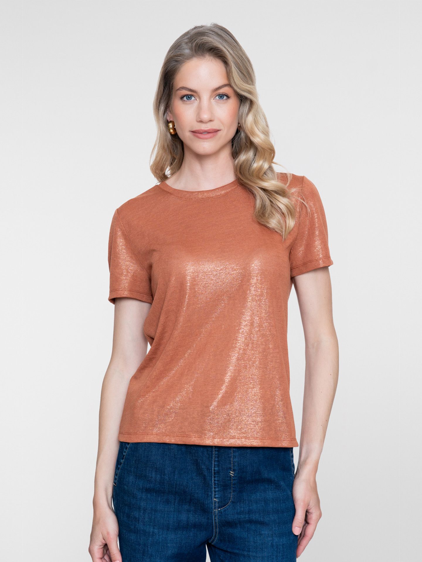 Geisha T-shirt Caro Camel 00084139-2700