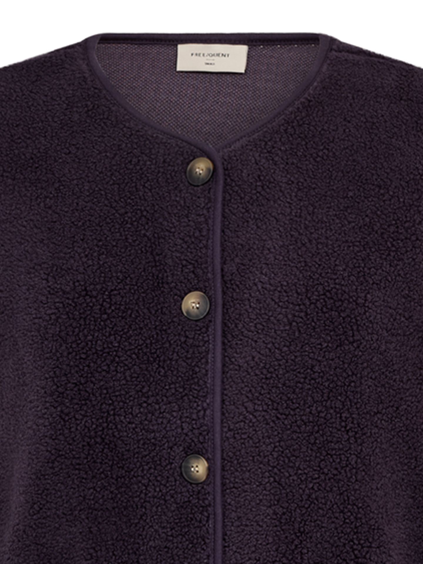 Freequent Gilet Teddy Paars 00084151-4100