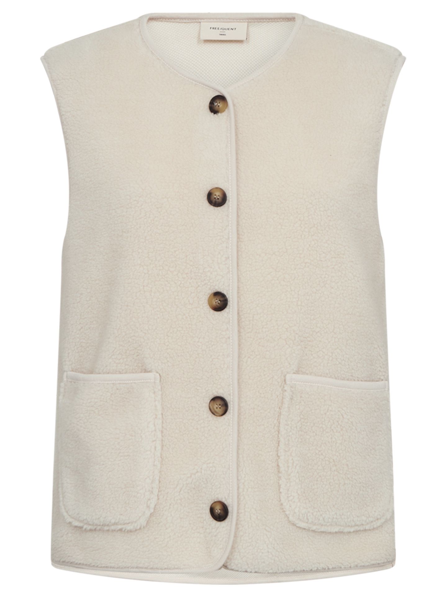 Freequent Gilet Teddy Beige 00084151-5100