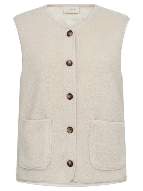 Freequent Gilet Teddy Beige 2900081155041