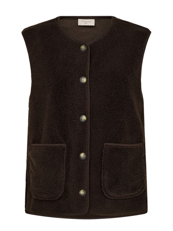 Freequent Gilet Teddy Bruin 2900081158059