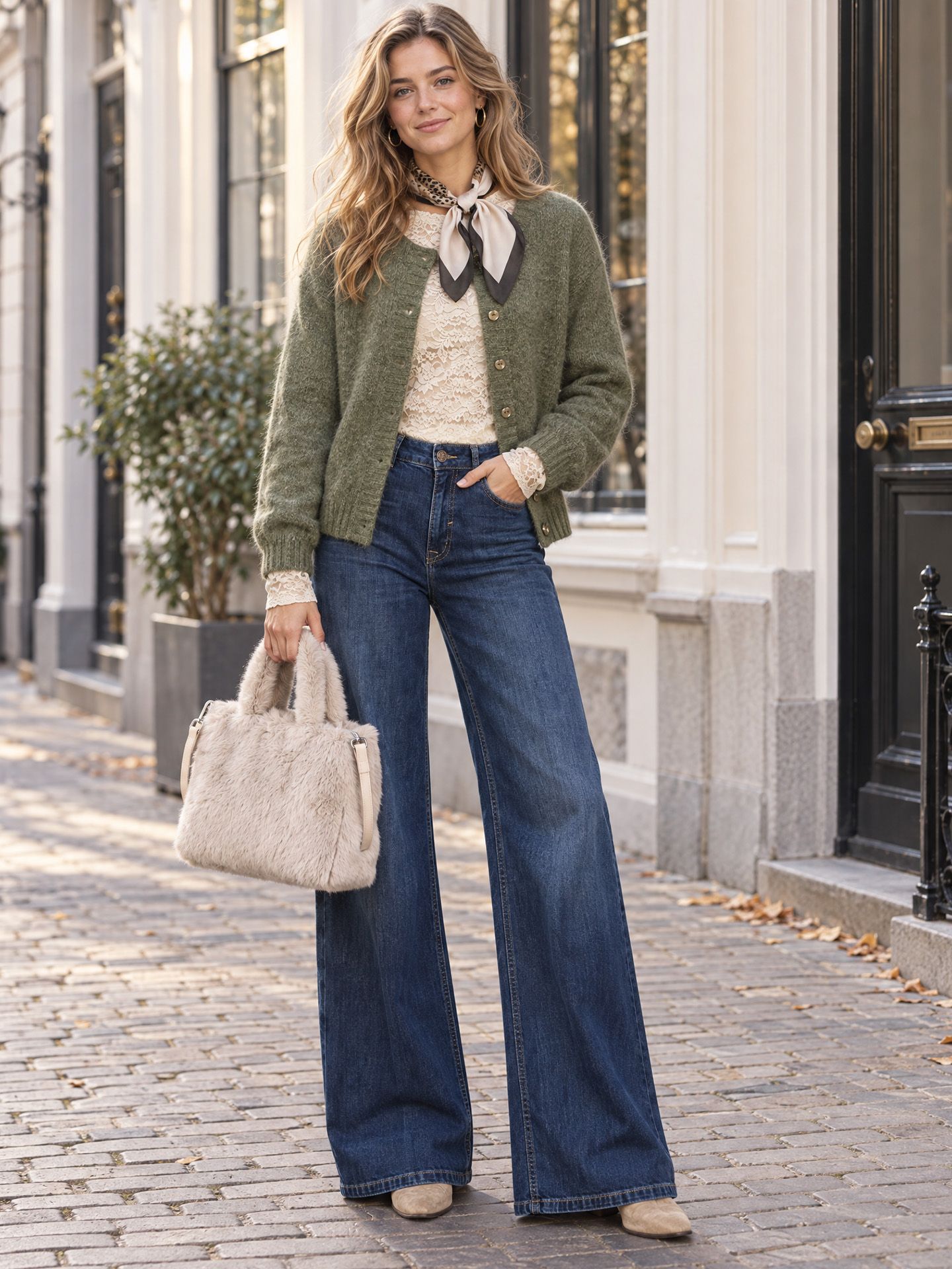 Freequent Vest Louisa Groen 00084162-6700