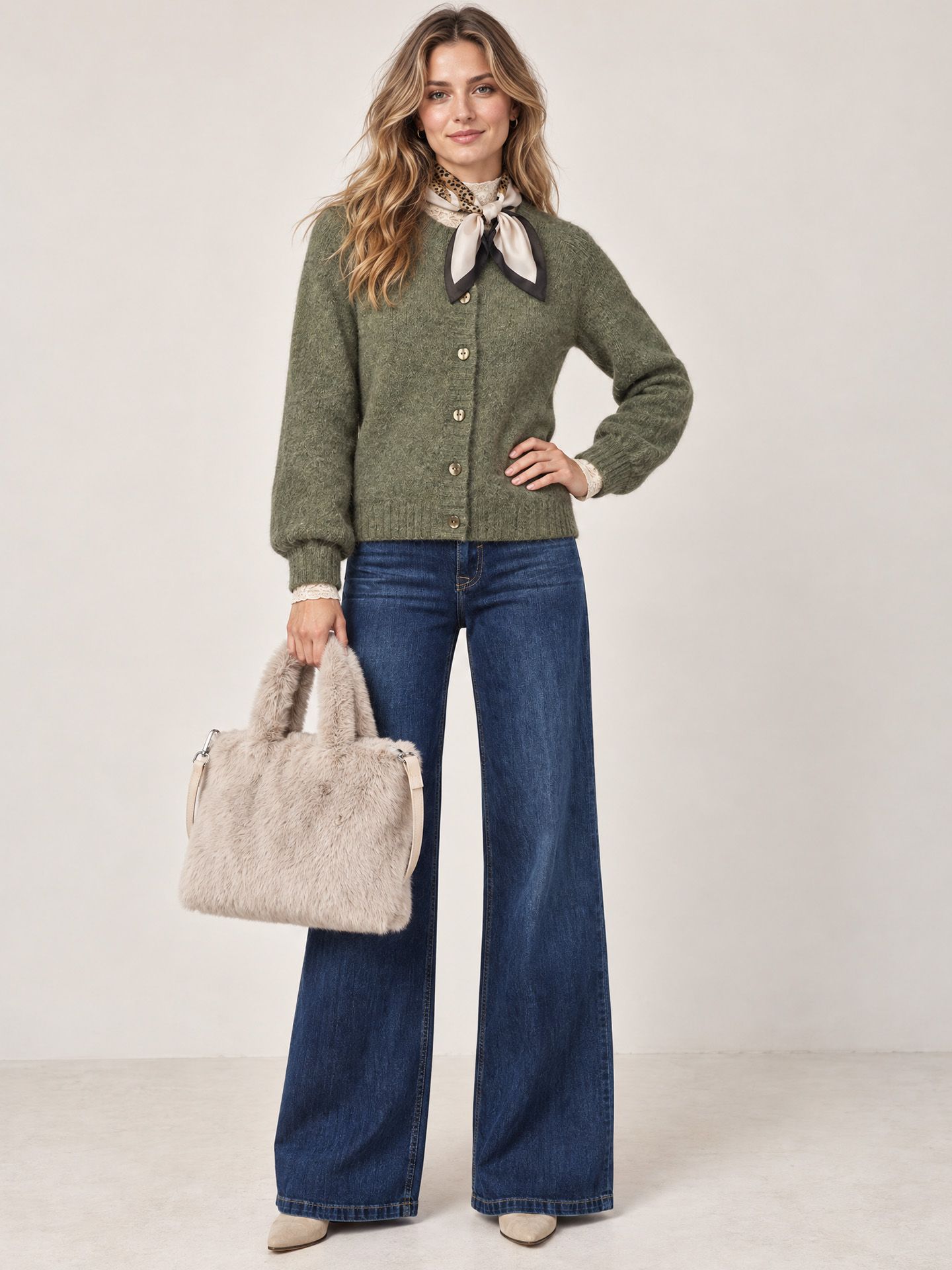 Freequent Vest Louisa Groen 00084162-6700