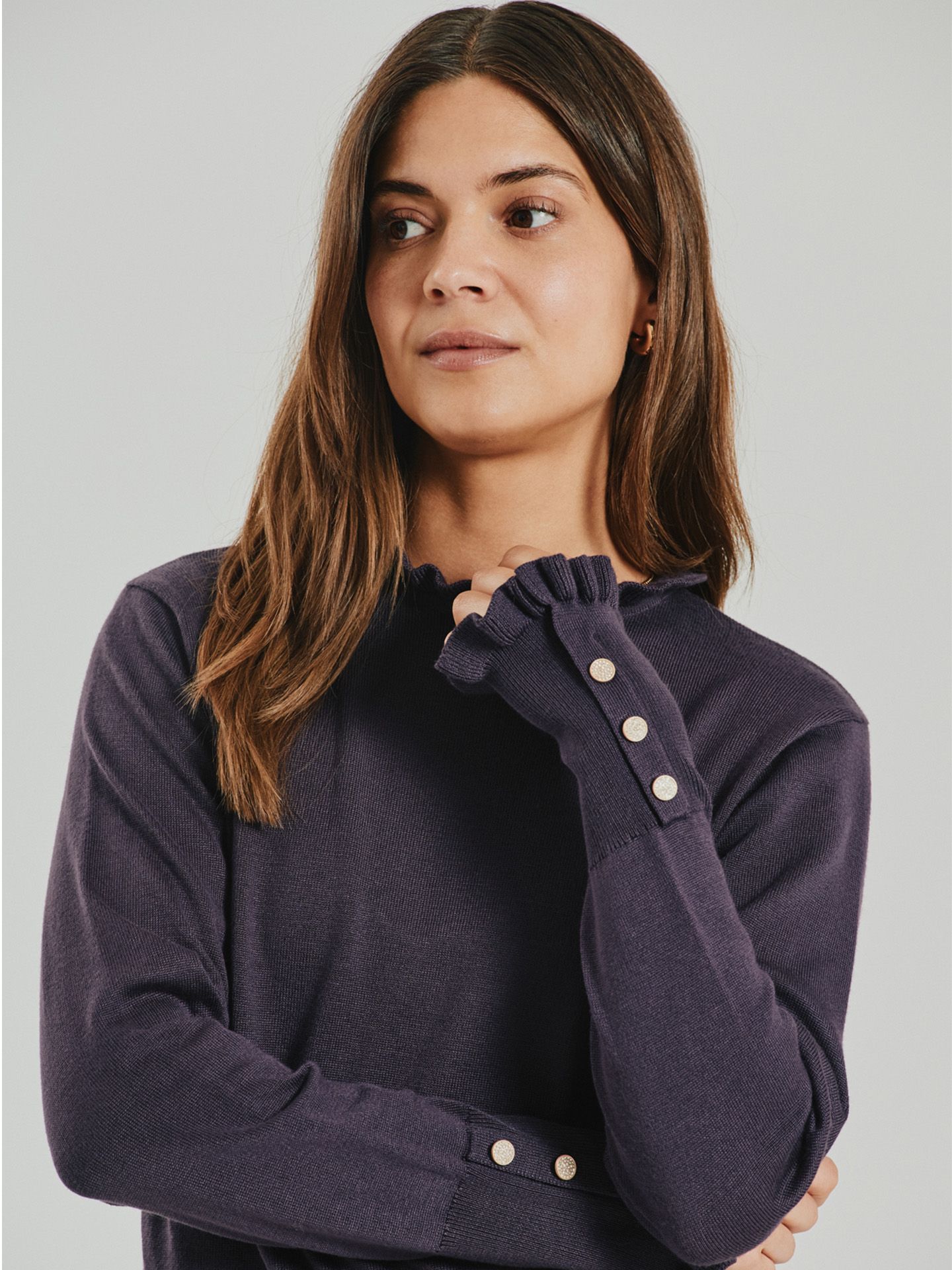 Freequent Pull-over Katie Pu Paars 00084173-4100