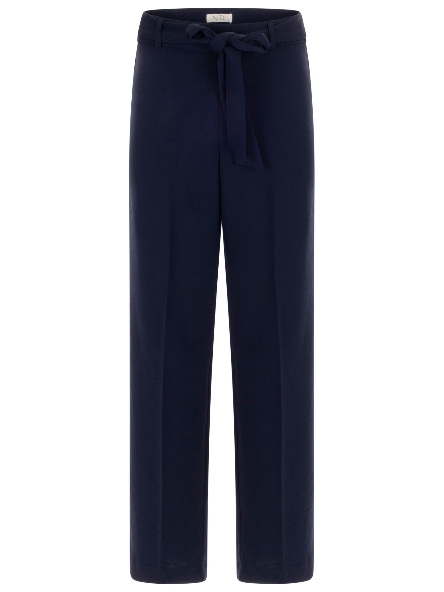 NED Wide Leg Broek Casper Blauw 00084175-1500