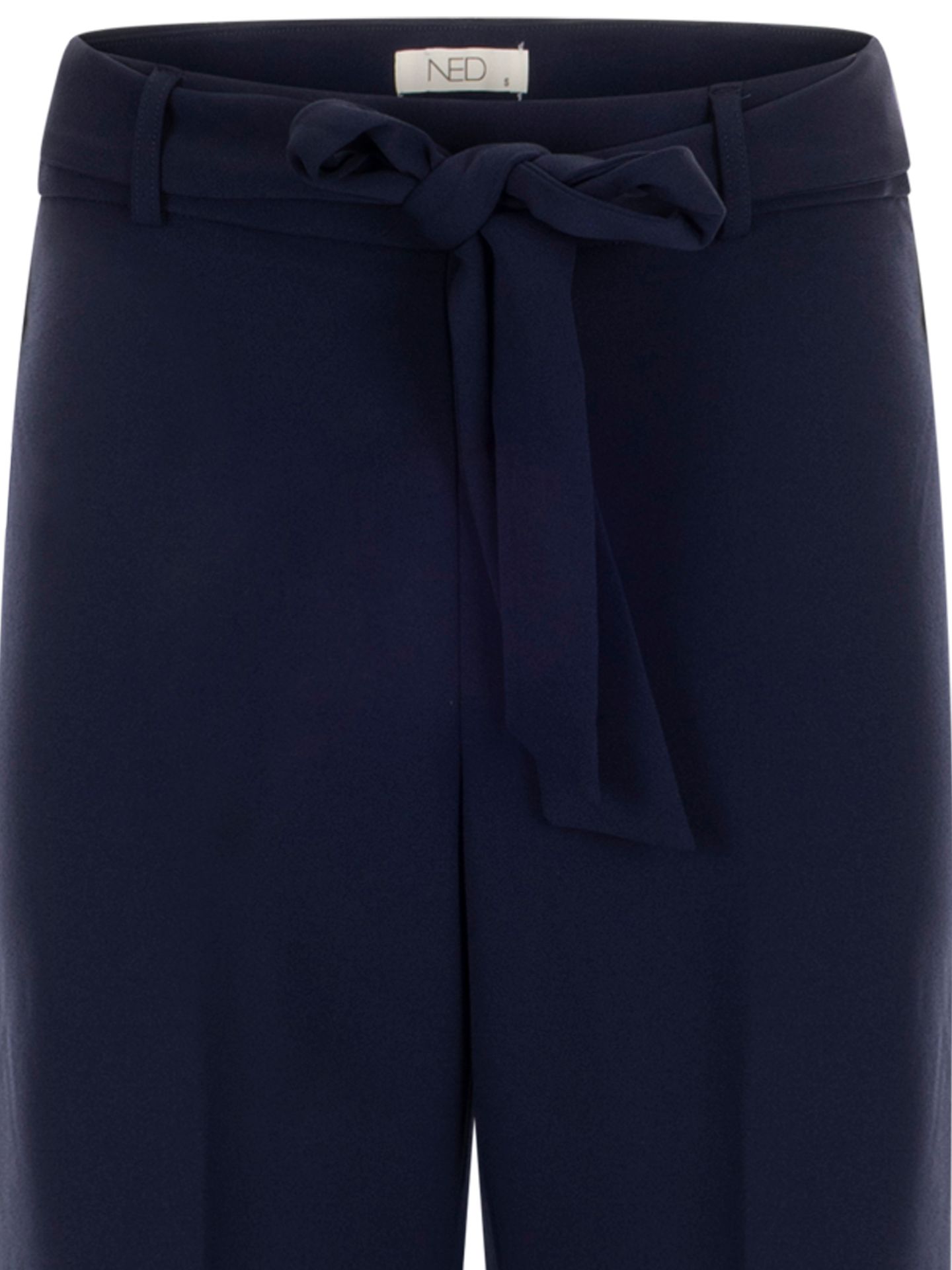 NED Wide Leg Broek Casper Blauw 00084175-1500