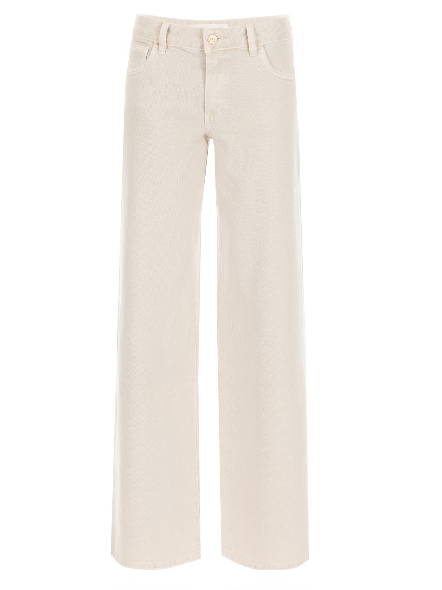 Queen Hearts Wide Jeans Rachel Beige 00084182-5200