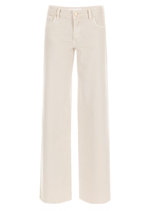 Queen Hearts Wide Jeans Rachel Beige 2900081229025