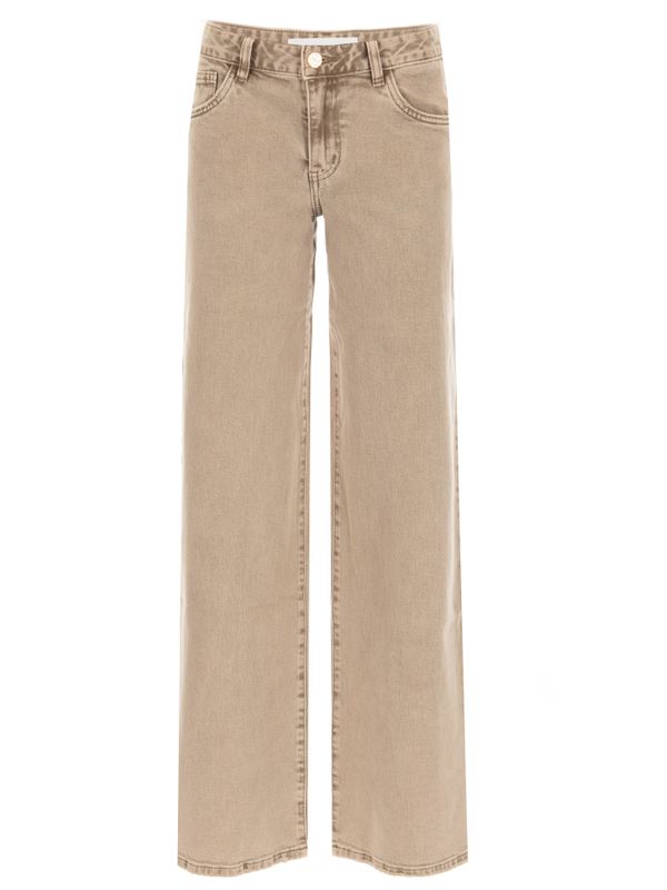 Queen Hearts Wide Jeans Rachel Camel 2900081230038