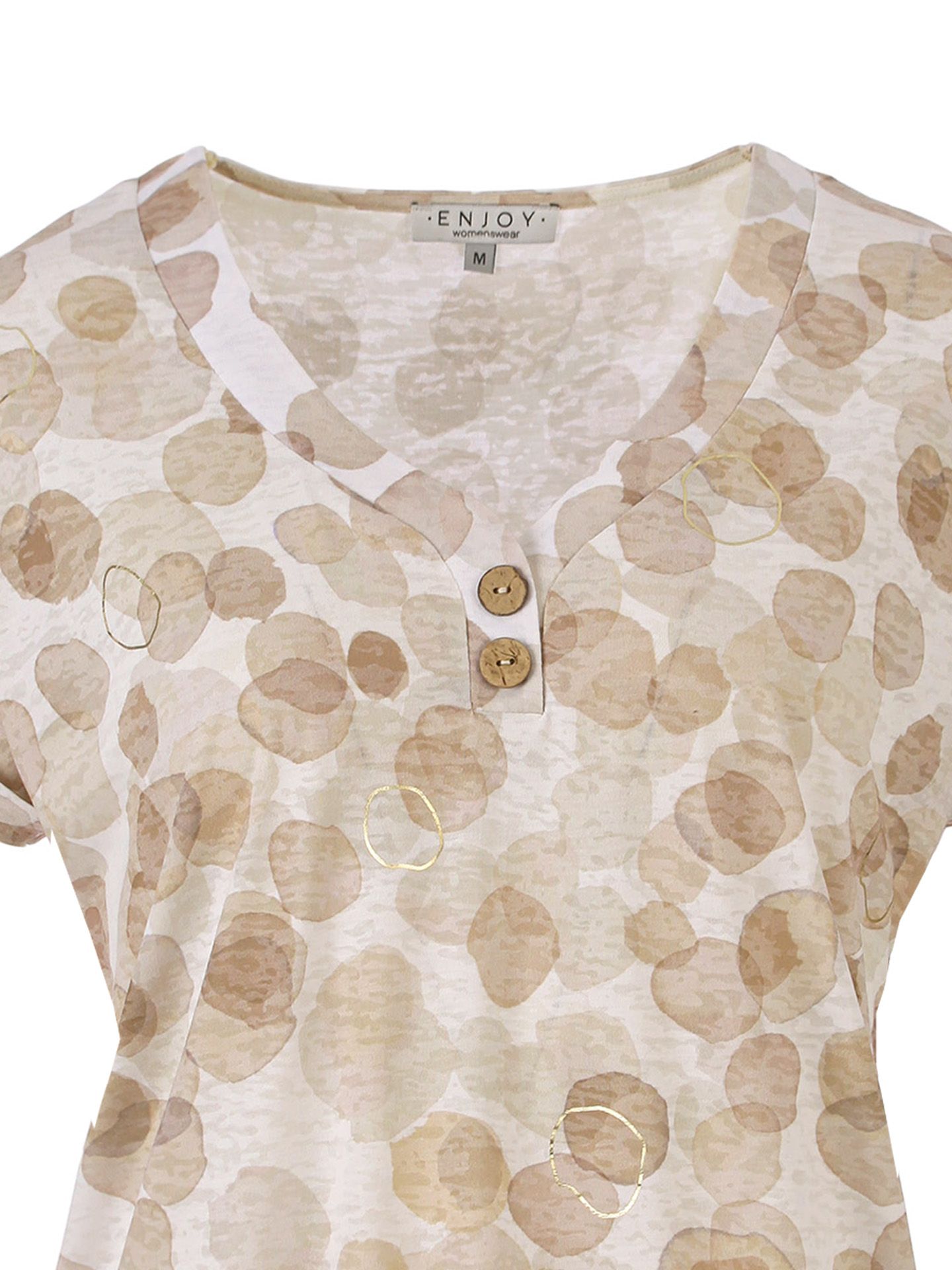 Enjoy Womenswear T-shirt Lidia Beige 00084211-5200
