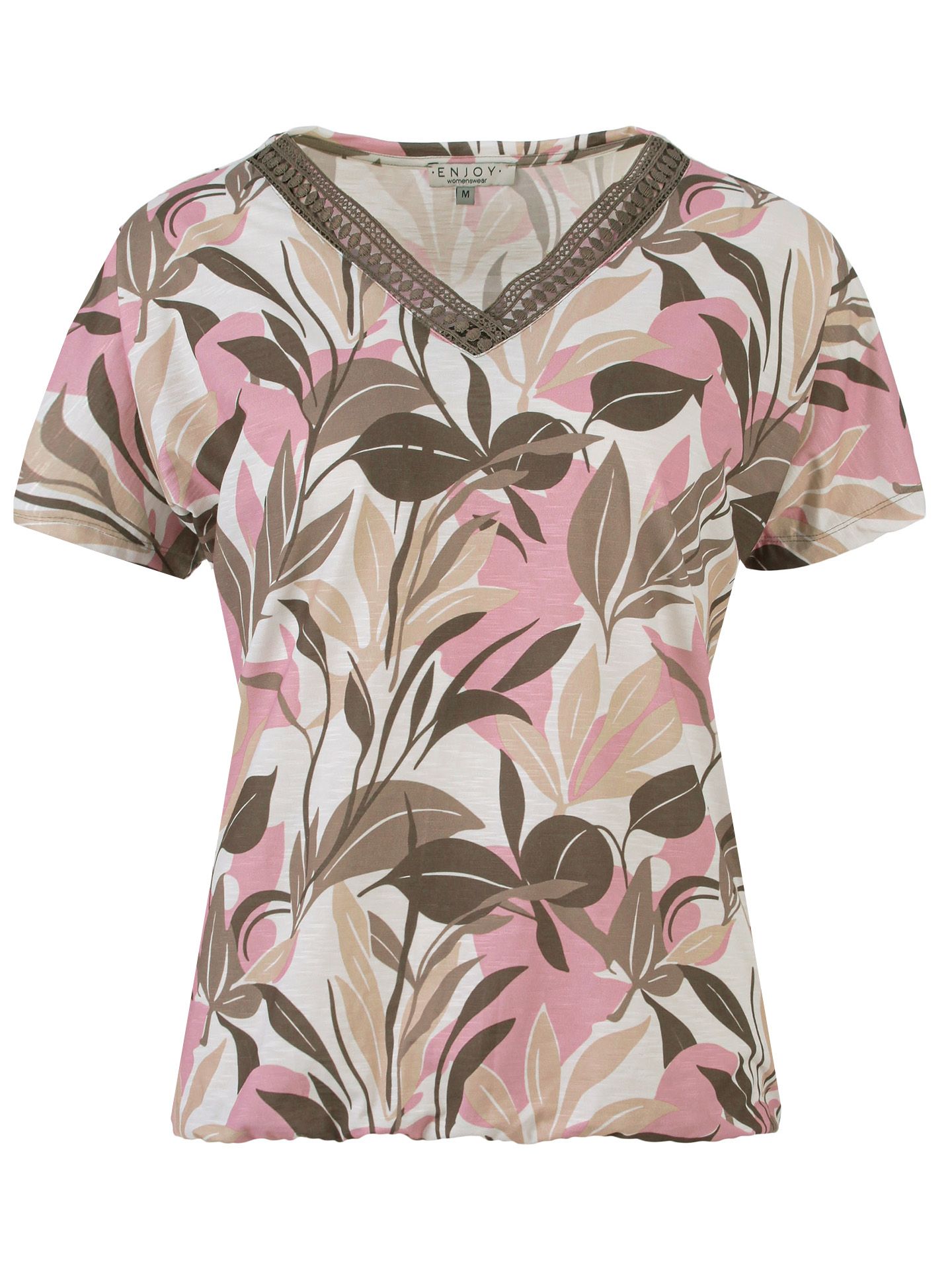 Enjoy Womenswear T-shirt Yuna Taupe 00084215-5500