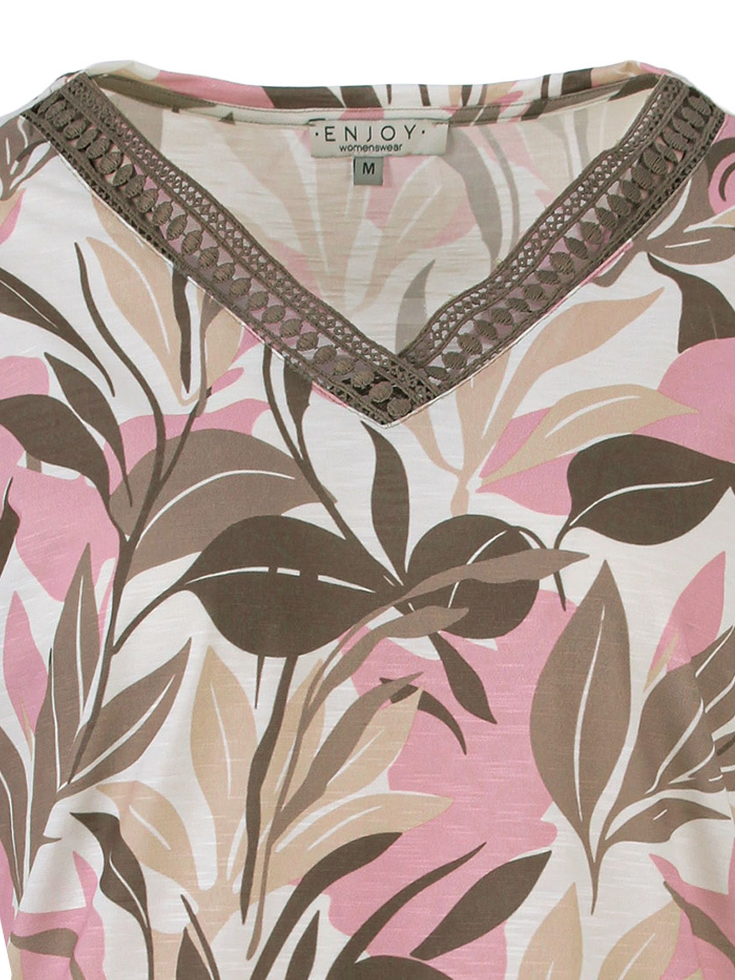 Enjoy Womenswear T-shirt Yuna Taupe 00084215-5500