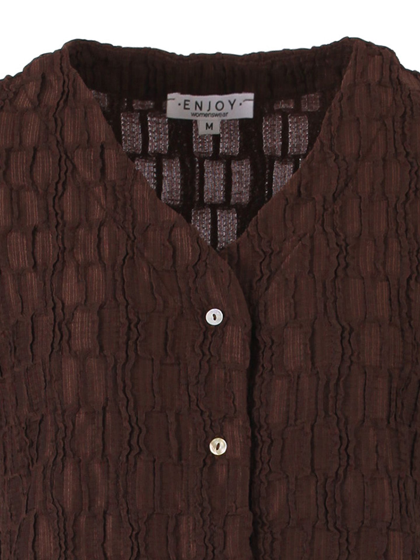 Enjoy Womenswear Blouse Marielle Bruin 00084220-5800