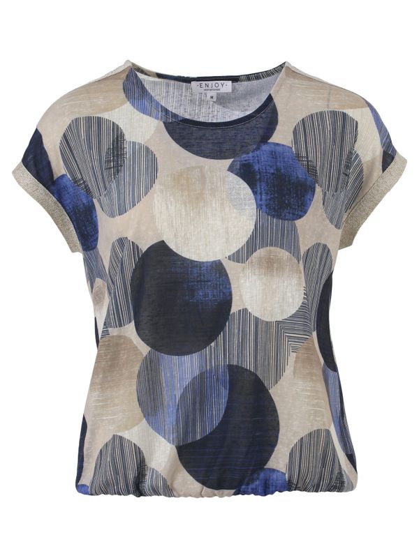 Enjoy Womenswear T-shirt Elisa Blauw 2900081763055