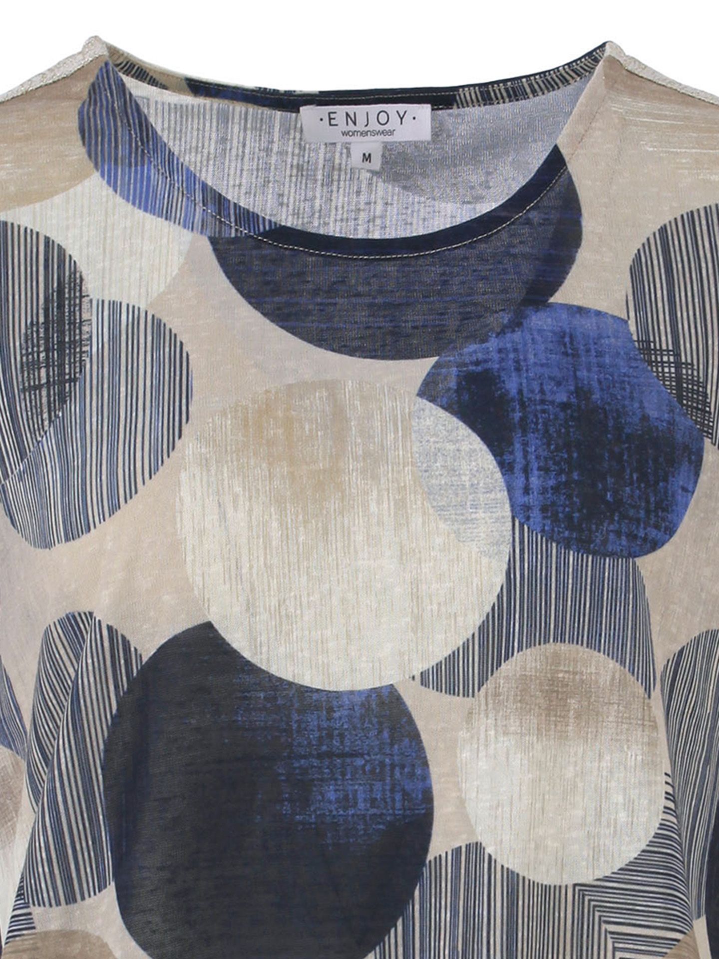 Enjoy Womenswear T-shirt Elisa Blauw 00084222-1500