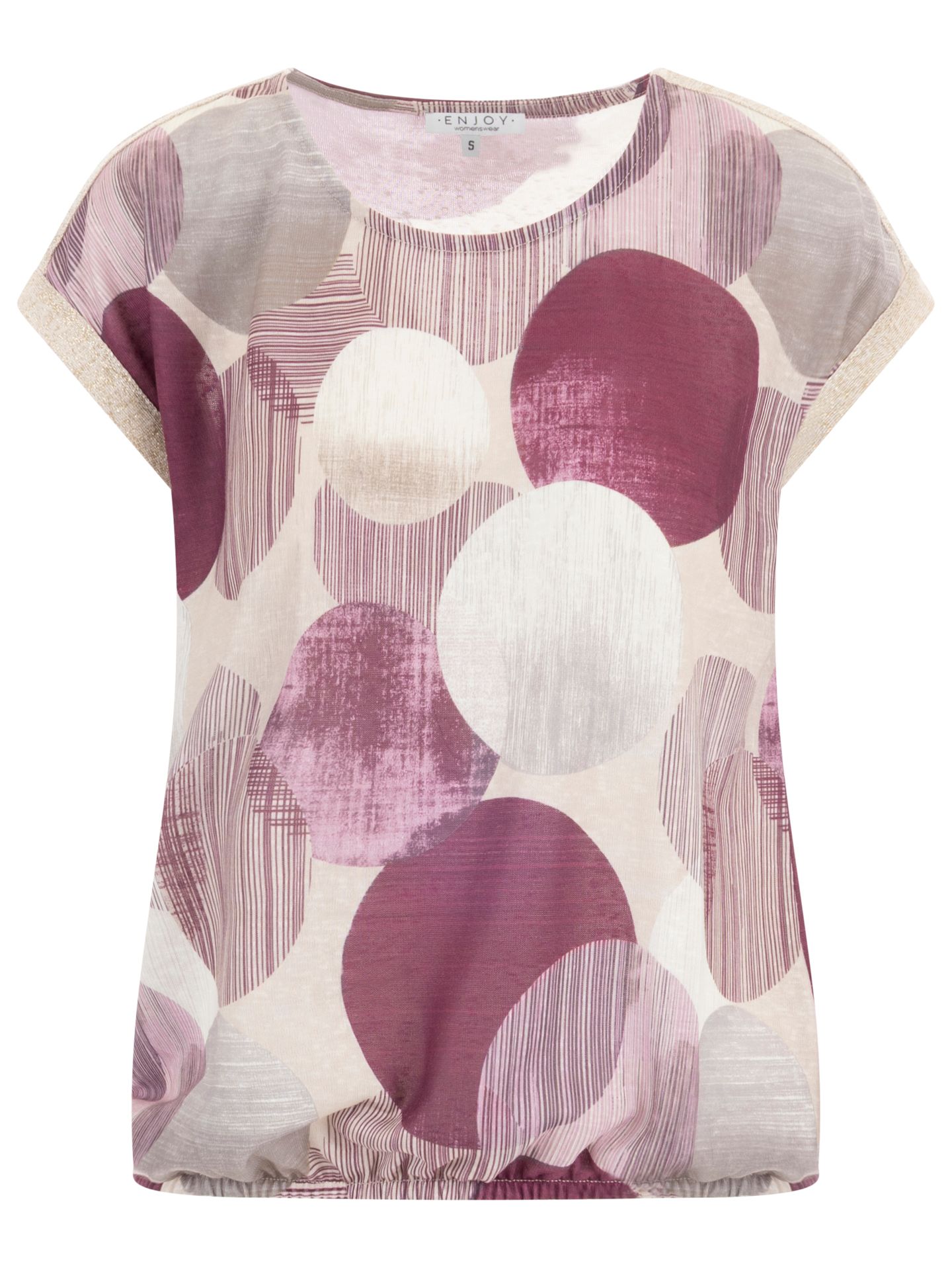 Enjoy Womenswear T-shirt Elisa Rood 00084222-3600
