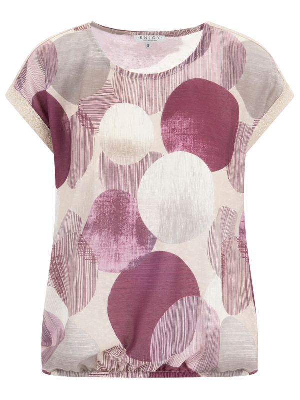 Enjoy Womenswear T-shirt Elisa Rood 2900082618057