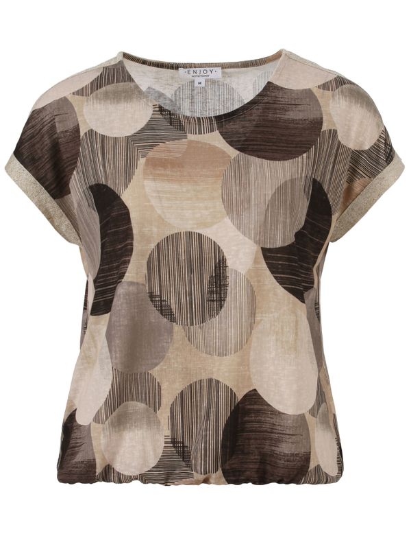 Enjoy Womenswear T-shirt Elisa Bruin 2900081291053