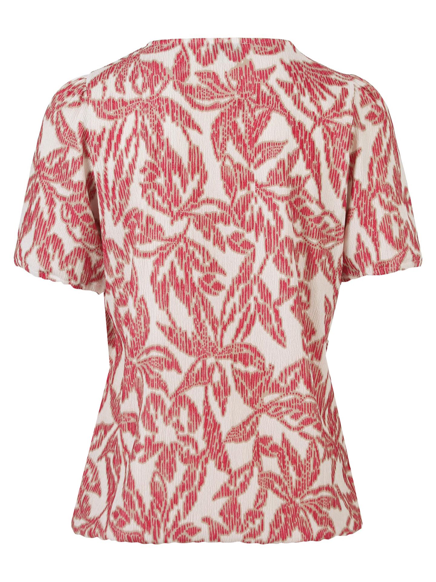 Enjoy Womenswear T-shirt Yoni Rood 00084223-4800